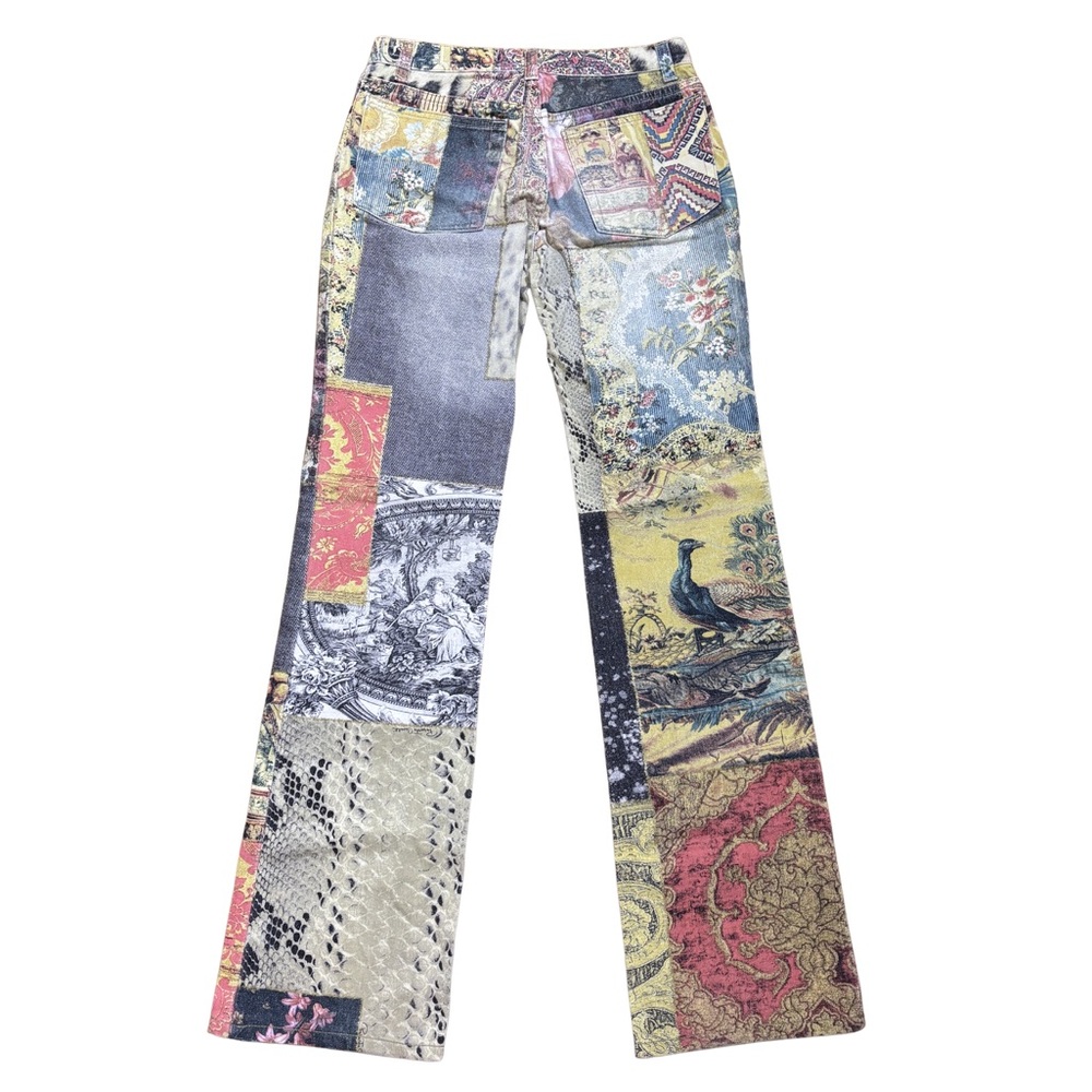 Roberto Cavalli Fw2002 Patchwork Jeans - image 2